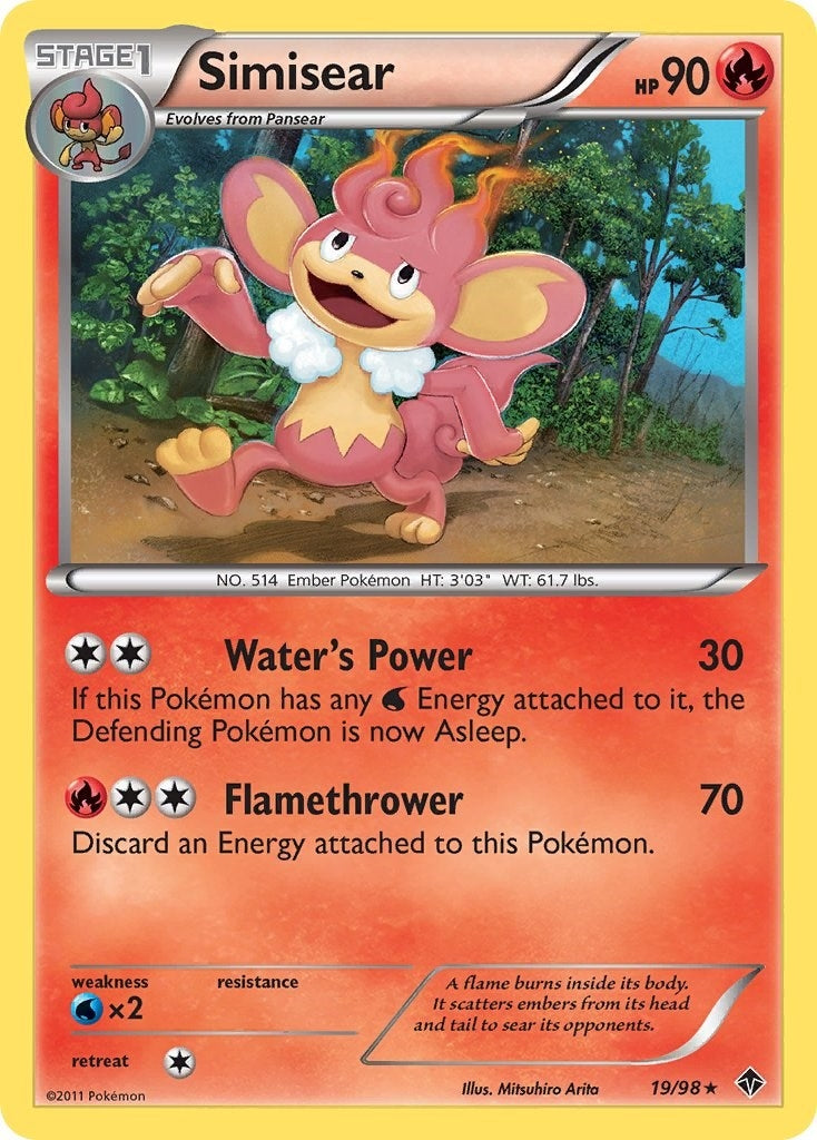 Image for Simisear (19/98) (EPO) - Pokemon