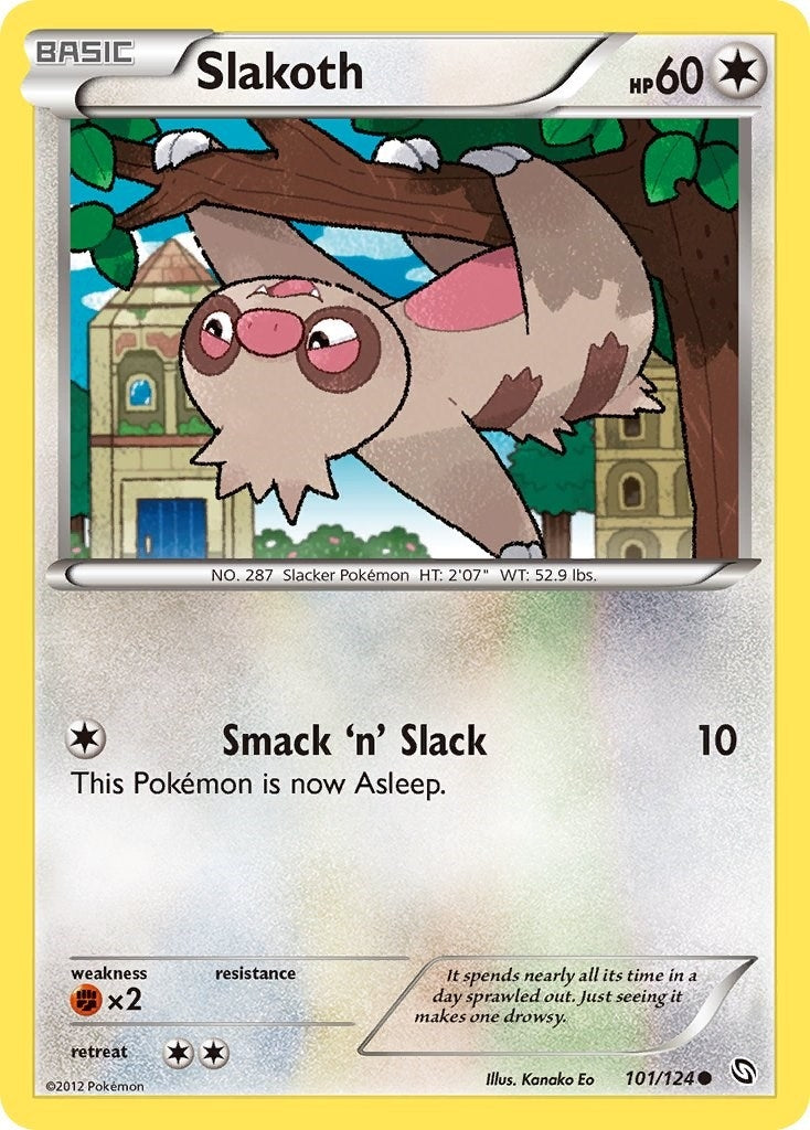 Image for Slakoth (101/124) (DRX) - Pokemon