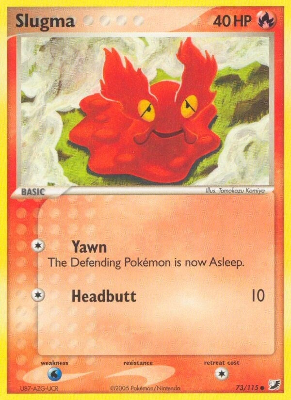 Image for Slugma (73/115) (UF) - Pokemon