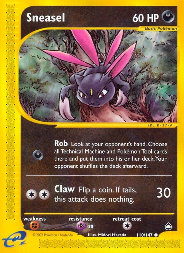 Image for Sneasel (110/147) (AQ) - Pokemon