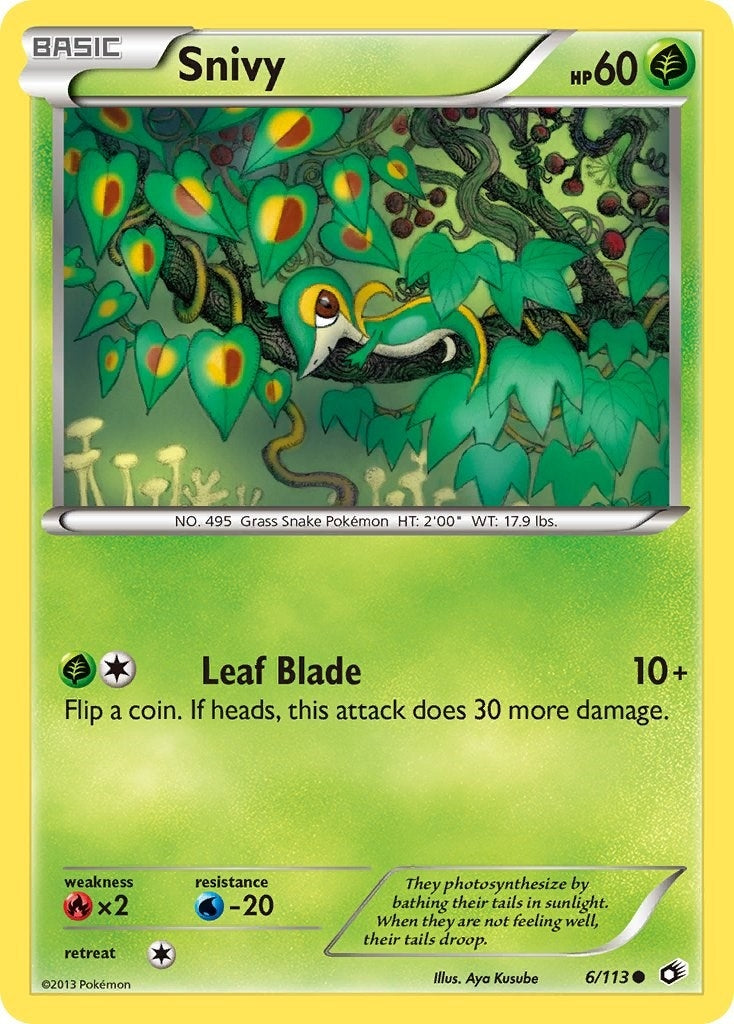 Image for Snivy (6/113) (LTR) - Pokemon