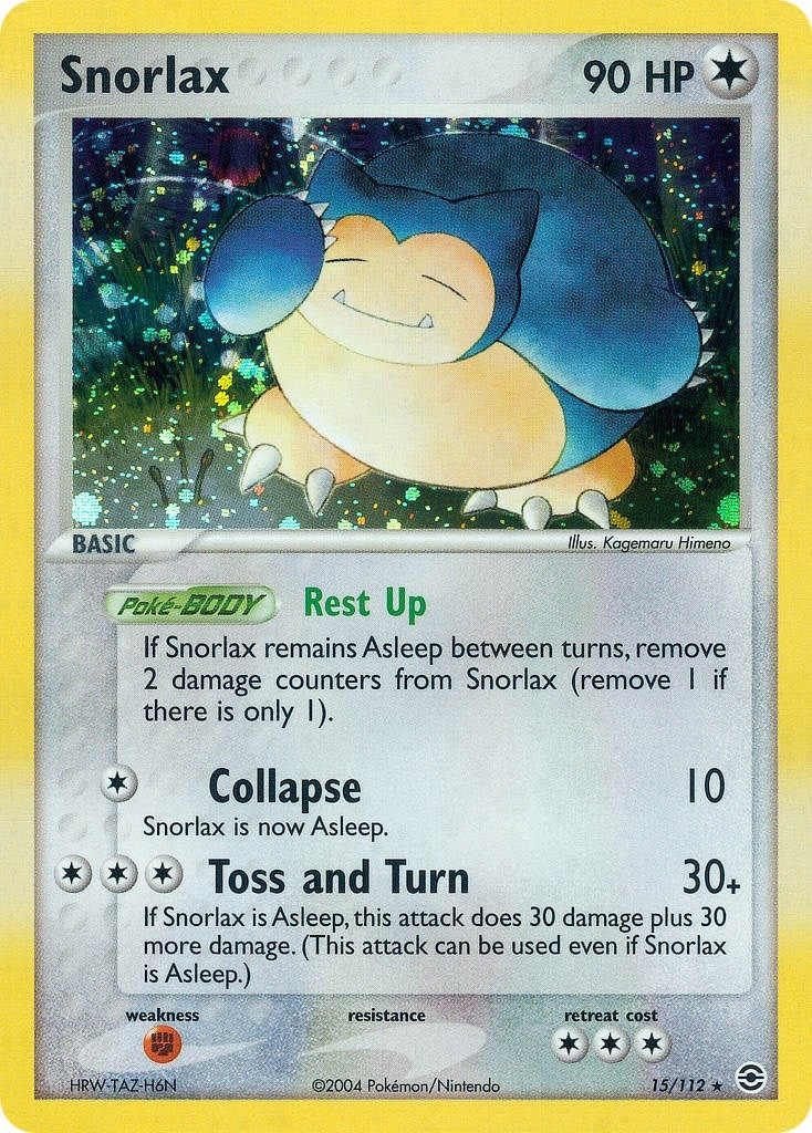 Image for Snorlax (15/112) (RG) - Pokemon