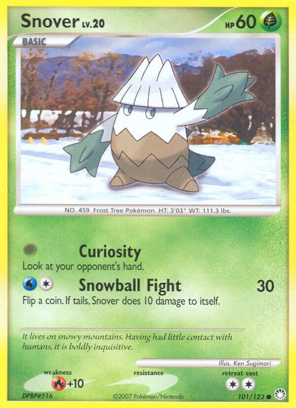 Image for Snover (101/123) (MT) - Pokemon