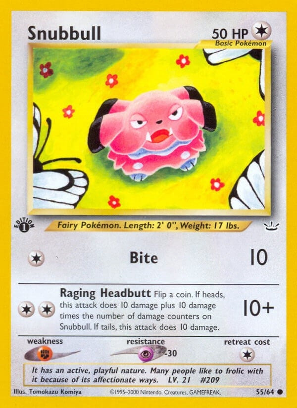 Image for Snubbull (55/64) (N3) - Pokemon