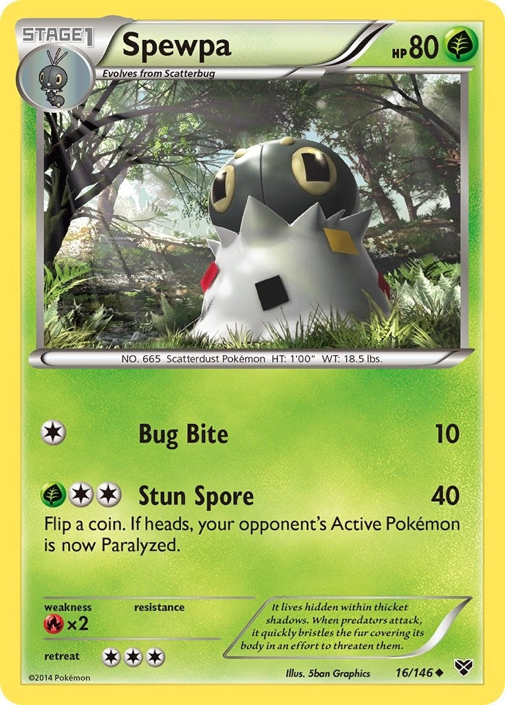 Image for Spewpa (16/146) (XY) - Pokemon