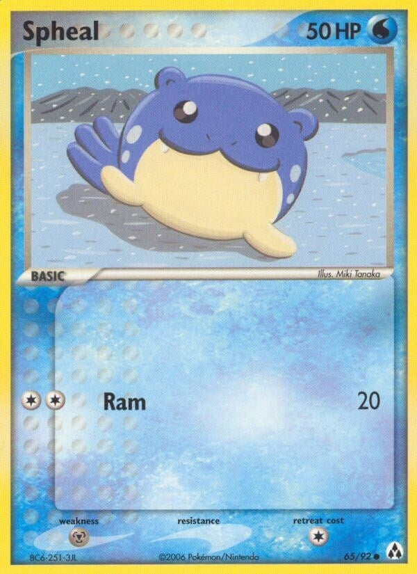 Image for Spheal (65/92) (LM) - Pokemon