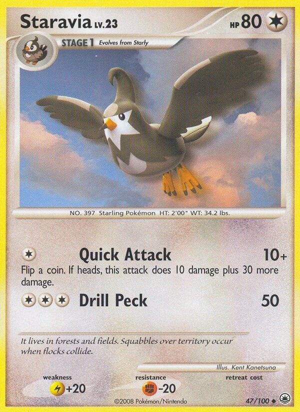 Image for Staravia (47/100) (MD) - Pokemon