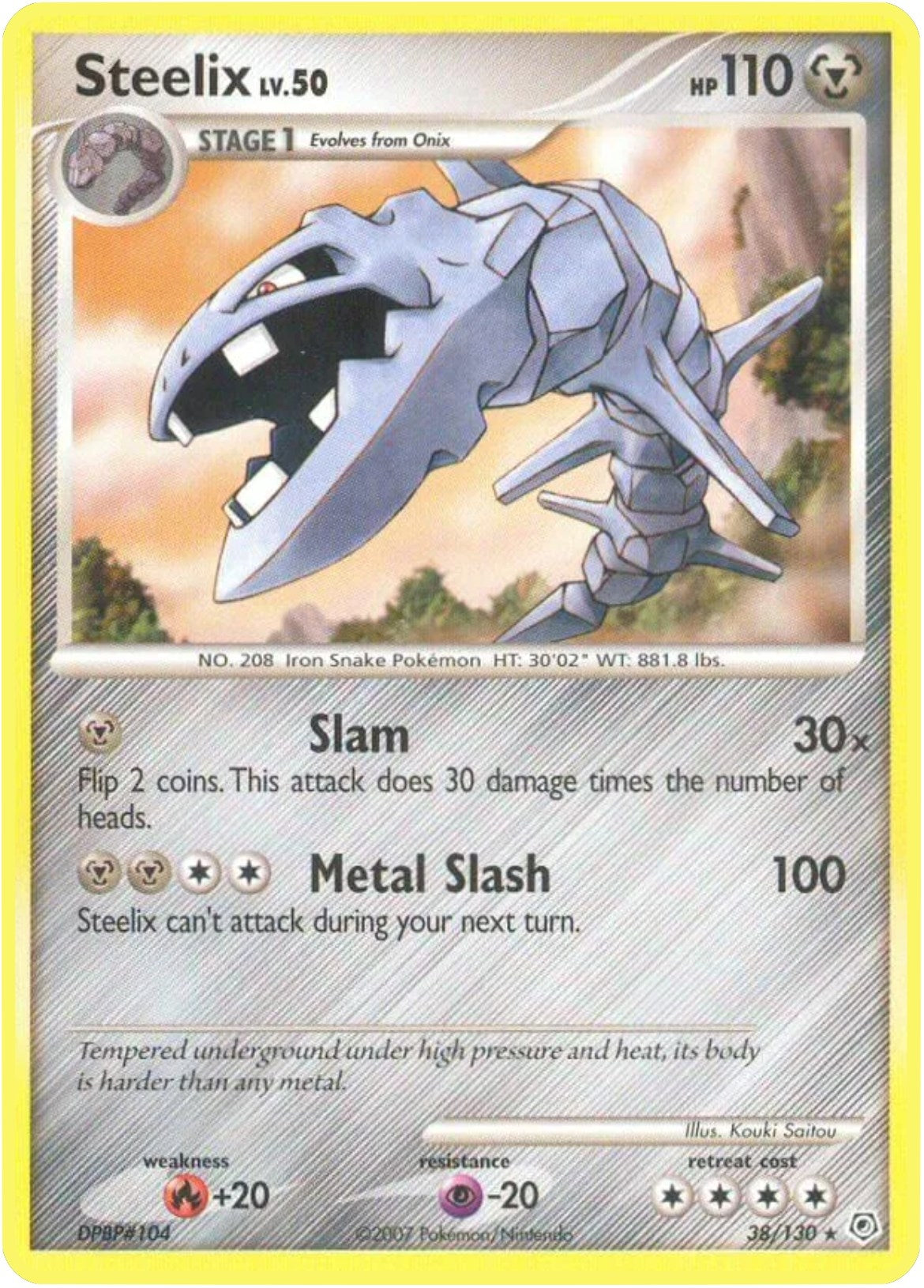 Image for Steelix (38/130) (DP) - Pokemon