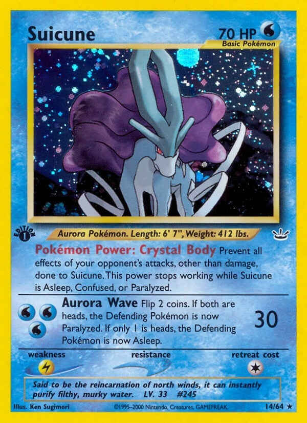 Image for Suicune (14) (14/64) (N3) - Pokemon