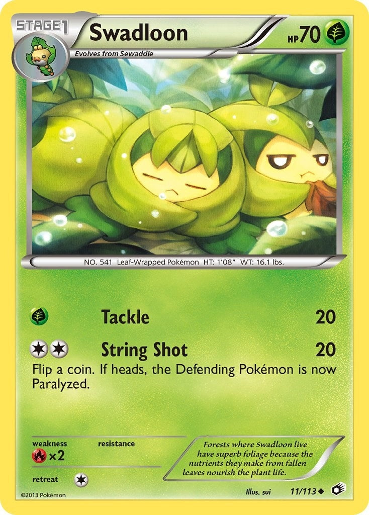 Image for Swadloon (11/113) (LTR) - Pokemon
