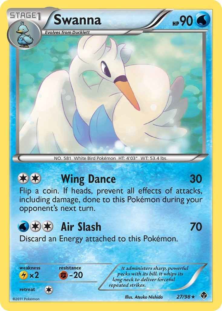 Image for Swanna (27/98) (EPO) - Pokemon