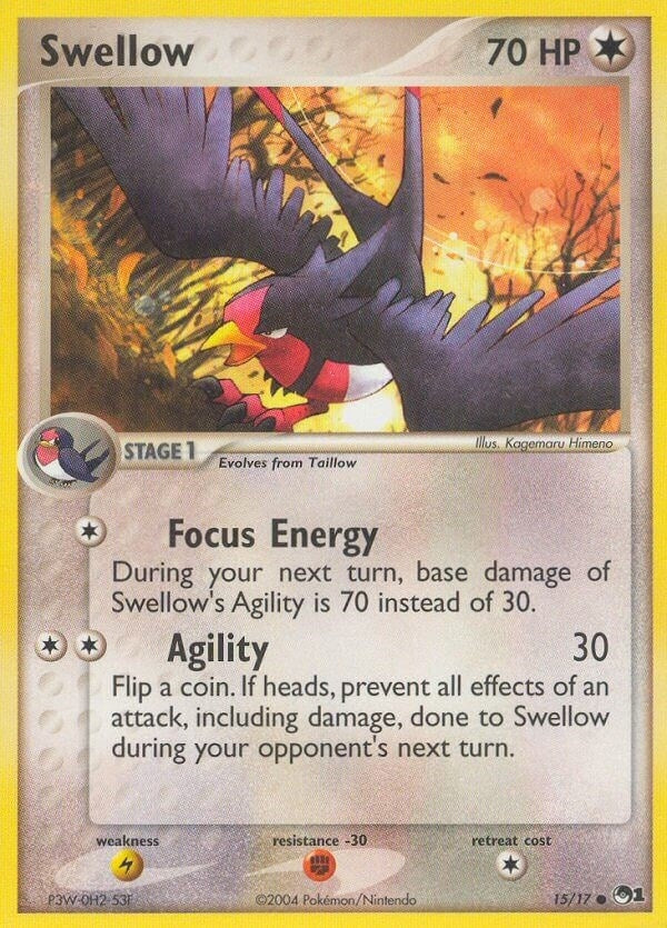 Image for Swellow (015/017) (POP) - Pokemon