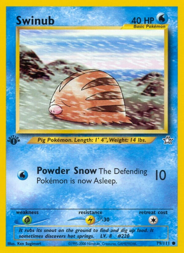 Image for Swinub (079/111) (N1) - Pokemon