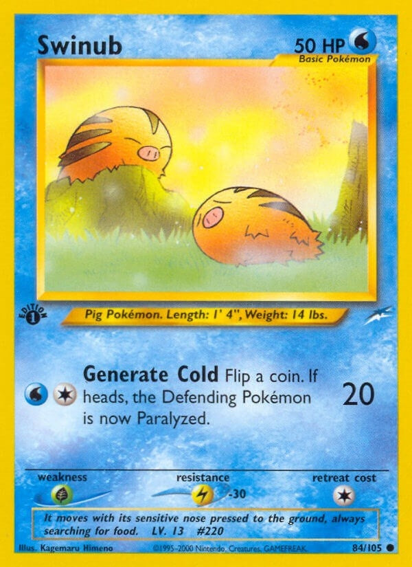 Image for Swinub (084/105) (N4) - Pokemon