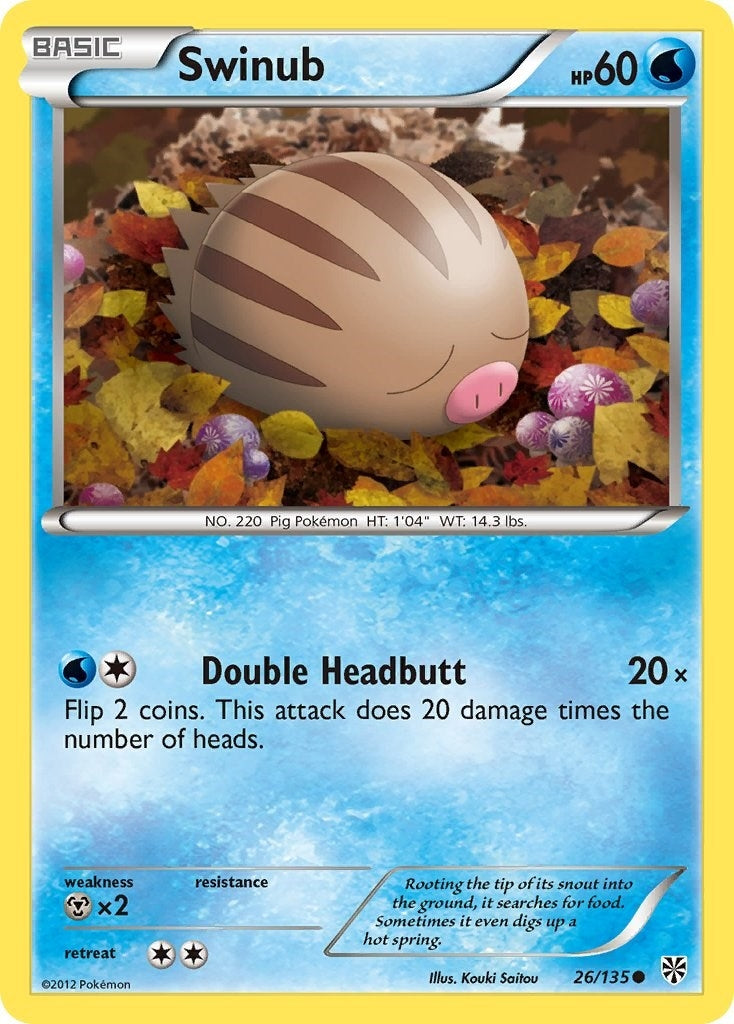 Image for Swinub (26/135) (PLS) - Pokemon