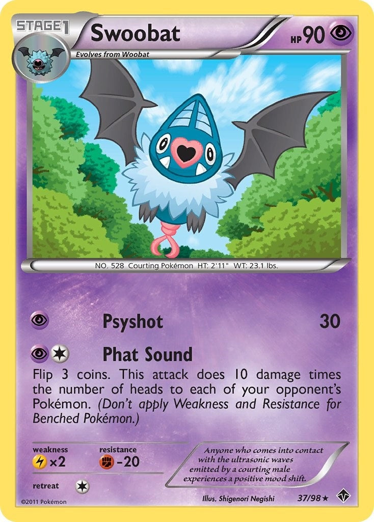 Image for Swoobat (37/98) (EPO) - Pokemon
