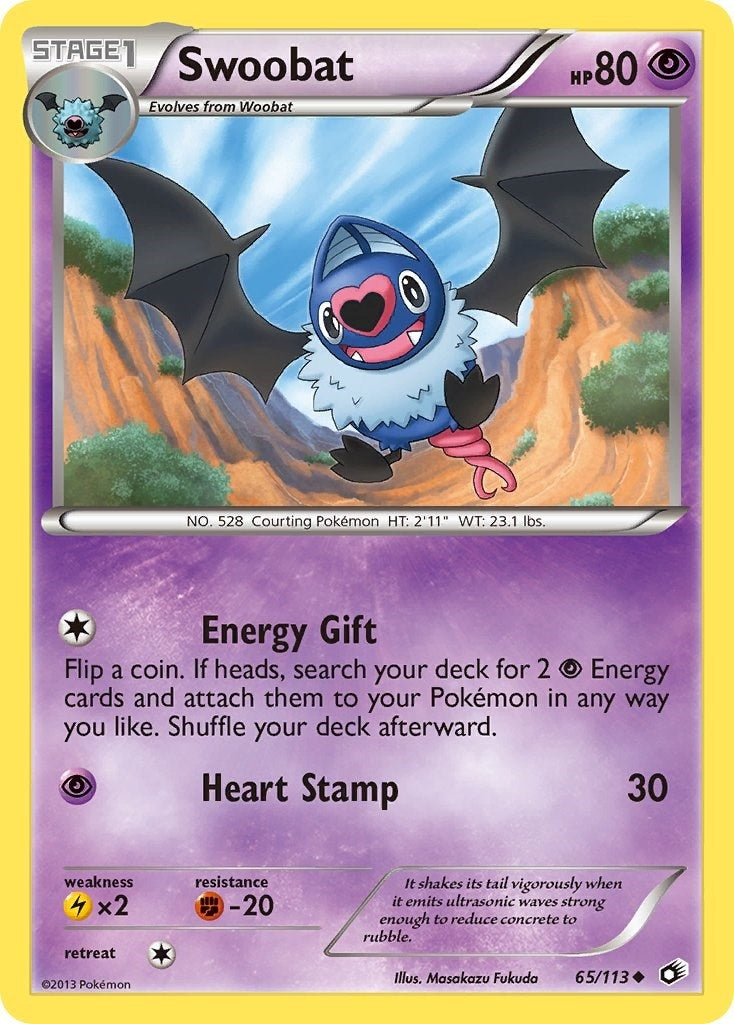 Image for Swoobat (65/113) (LTR) - Pokemon