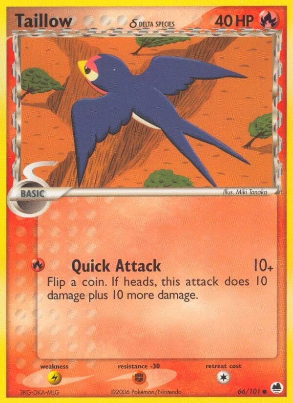 Image for Taillow (Delta Species) (66/101) (DF) - Pokemon