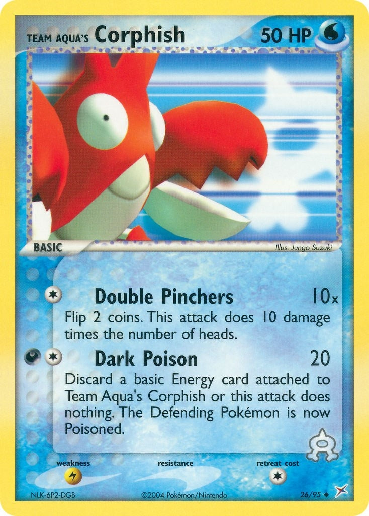 Image for Team Aqua's Corphish (26/95) (MA) - Pokemon