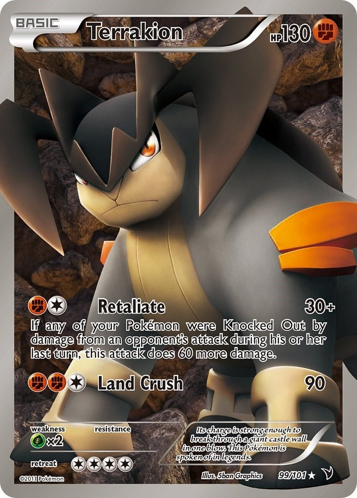 Image for Terrakion (99 Full Art) (99/101) (NVI) - Pokemon