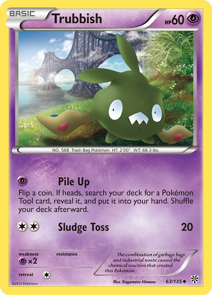 Image for Trubbish (63) (63/135) (PLS) - Pokemon