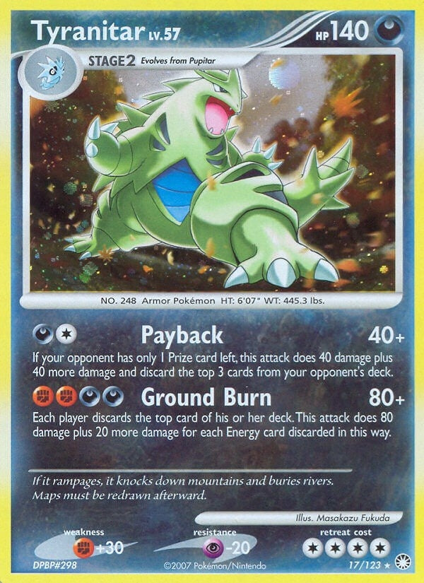 Image for Tyranitar (17/123) (MT) - Pokemon