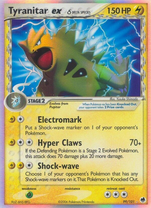 Image for Tyranitar ex (Delta Species) (99/101) (DF) - Pokemon