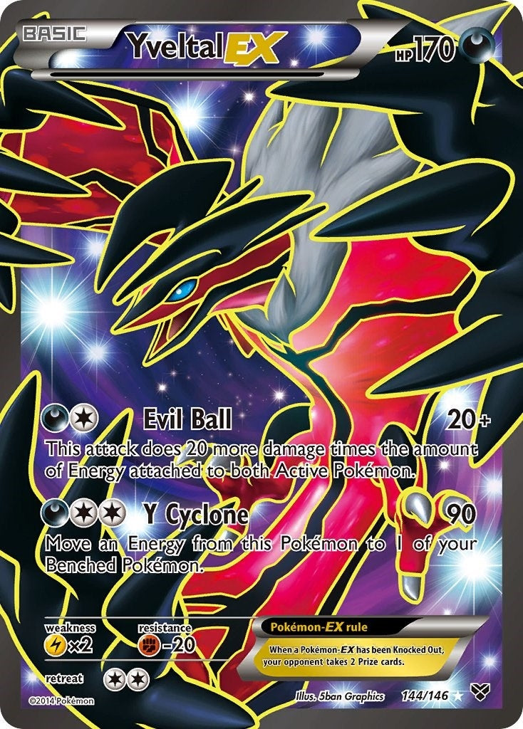 Image for Yveltal EX (144 Full Art) (144/146) (XY) - Pokemon