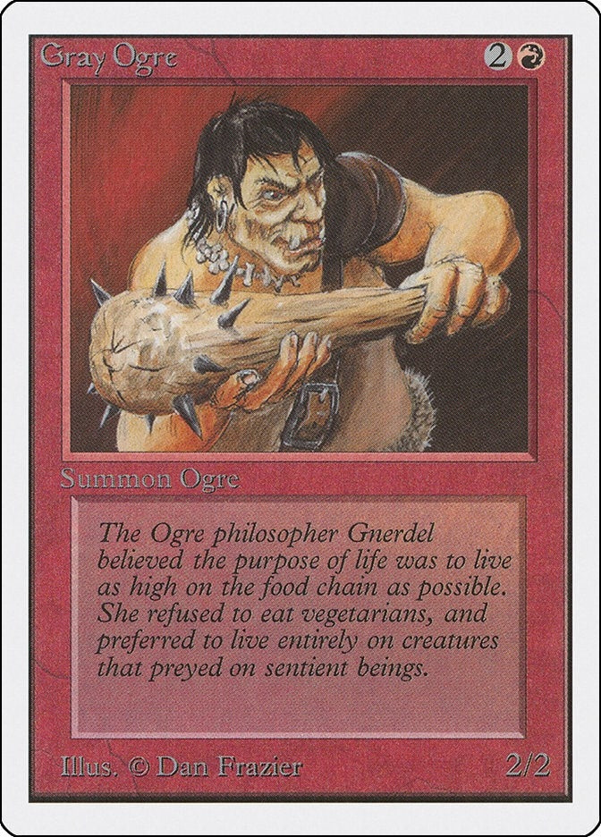 Image for Gray Ogre (Unlimited Edition) - Magic: The Gathering