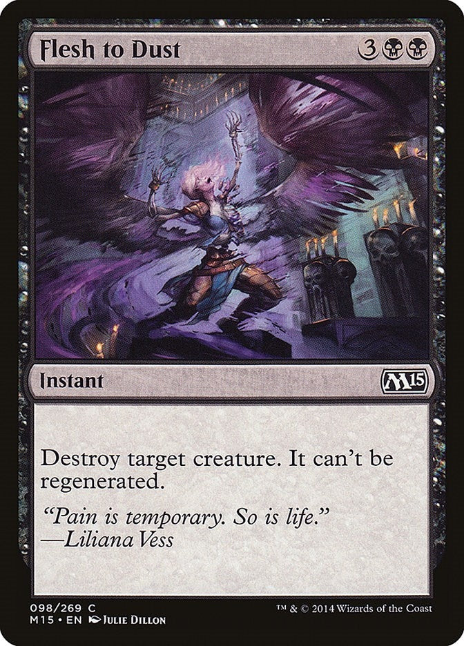 Image for Flesh to Dust (98) (Magic 2015 (M15)) - Magic: The Gathering
