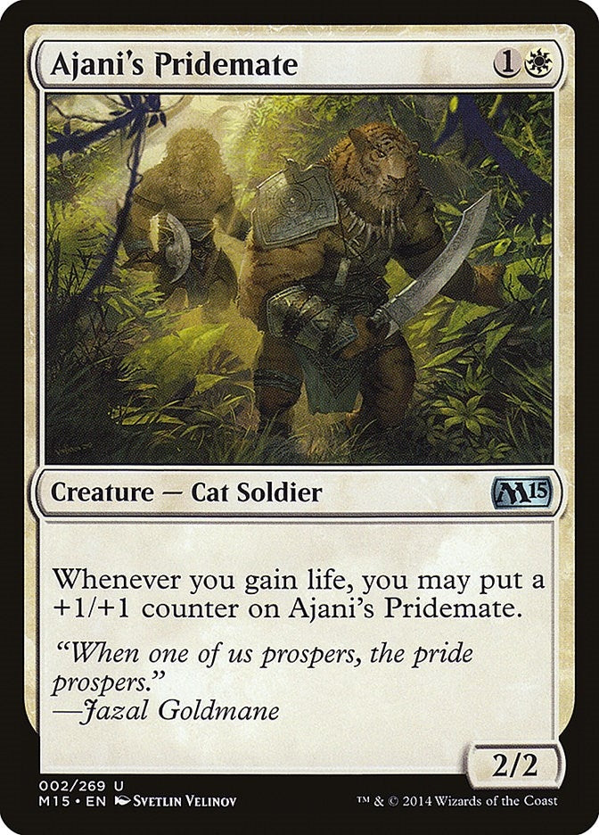 Image for Ajani's Pridemate (2) (Magic 2015 (M15)) - Magic: The Gathering