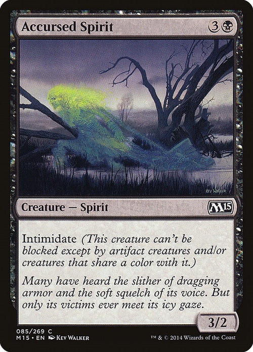 Image for Accursed Spirit (85) (Magic 2015 (M15)) - Magic: The Gathering