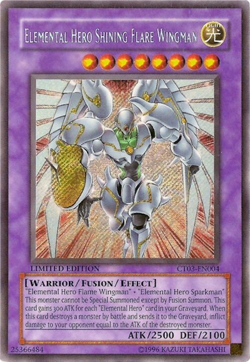 Image for Elemental HERO Shining Flare Wingman (CT03-EN004) (CT03) - YuGiOh