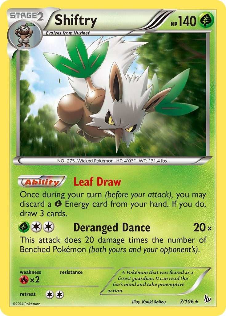 Image for Shiftry (7/106) (FLF) - Pokemon