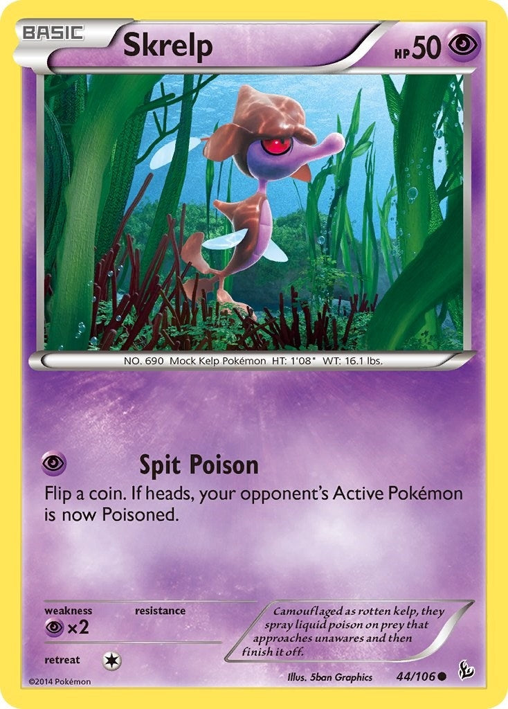 Image for Skrelp (44/106) (FLF) - Pokemon