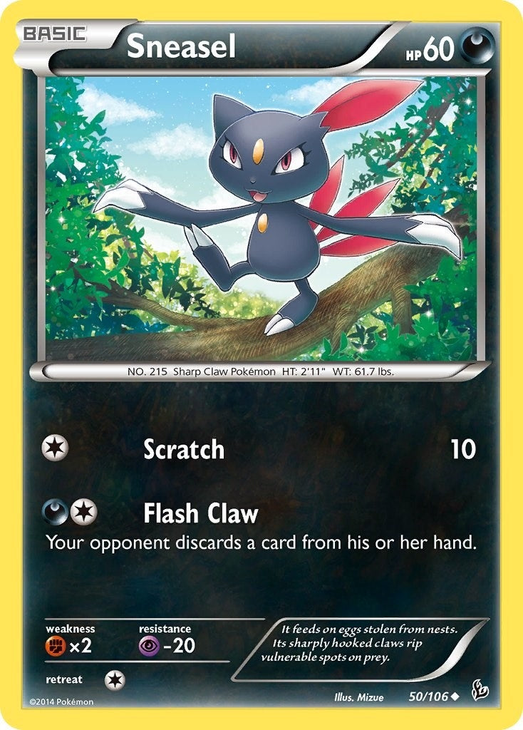 Image for Sneasel (50) (50/106) (FLF) - Pokemon
