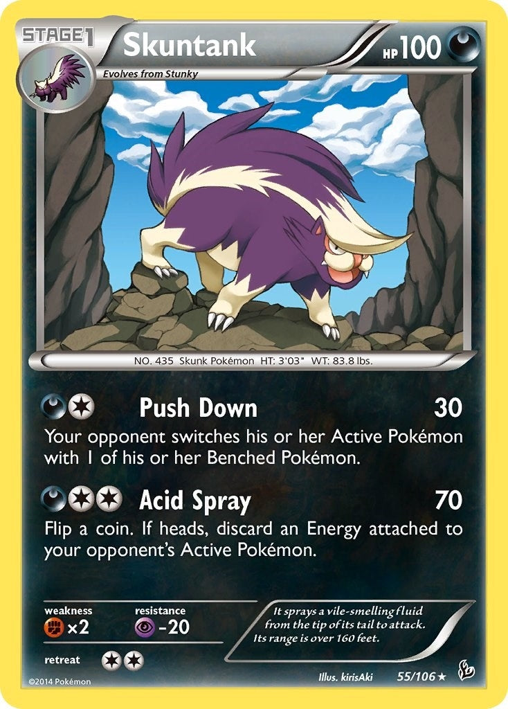 Image for Skuntank (55/106) (FLF) - Pokemon