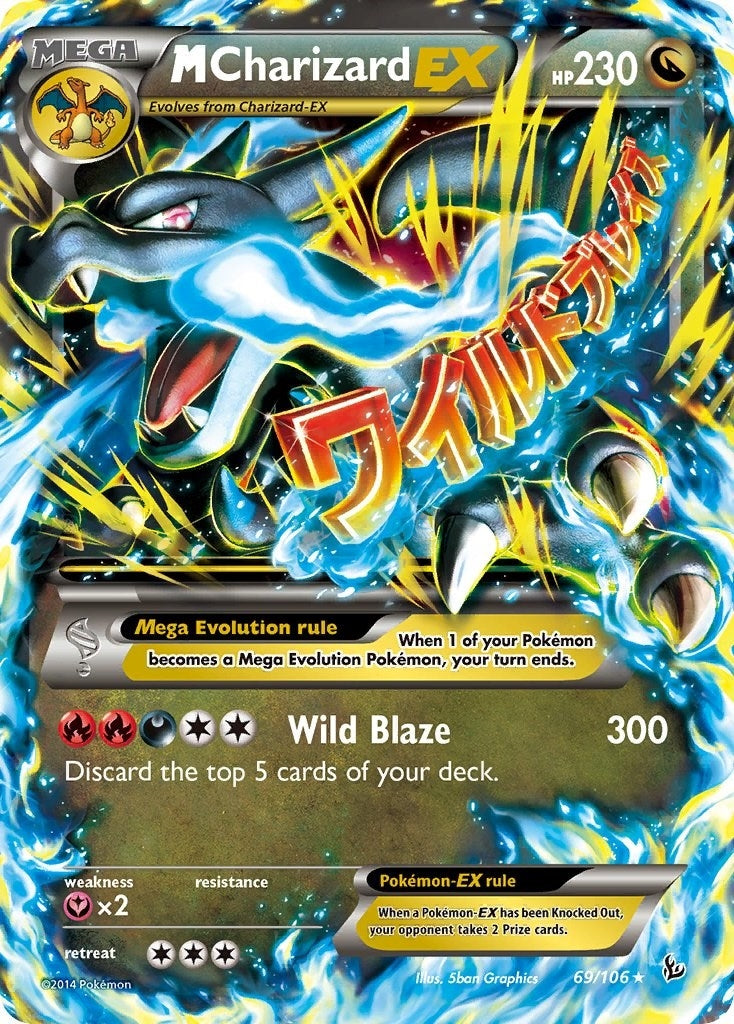 Image for M Charizard EX (X) (69/106) (FLF) - Pokemon
