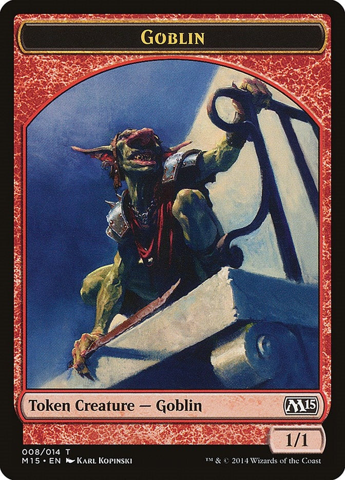Image for Goblin Token (8) (Magic 2015 (M15)) - Magic: The Gathering
