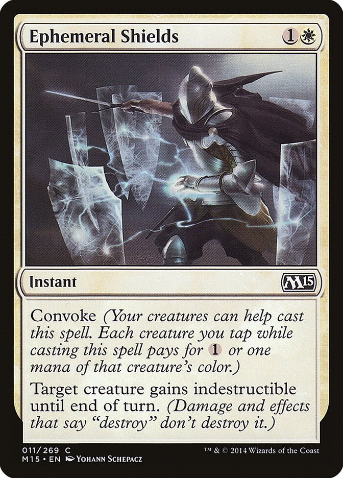 Image for Ephemeral Shields (11) (Magic 2015 (M15)) - Magic: The Gathering