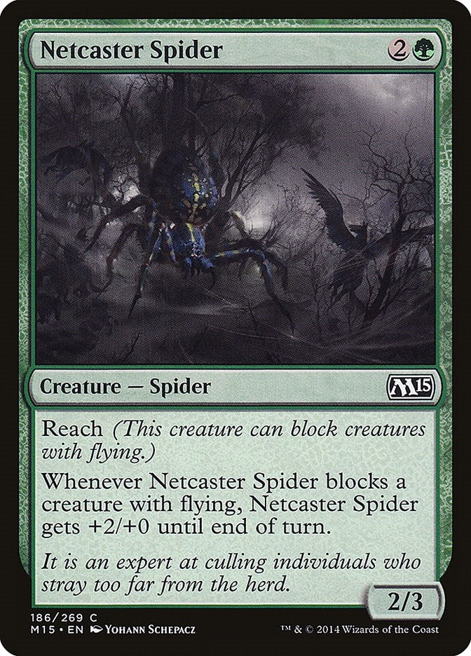 Image for Netcaster Spider (186) (Magic 2015 (M15)) - Magic: The Gathering