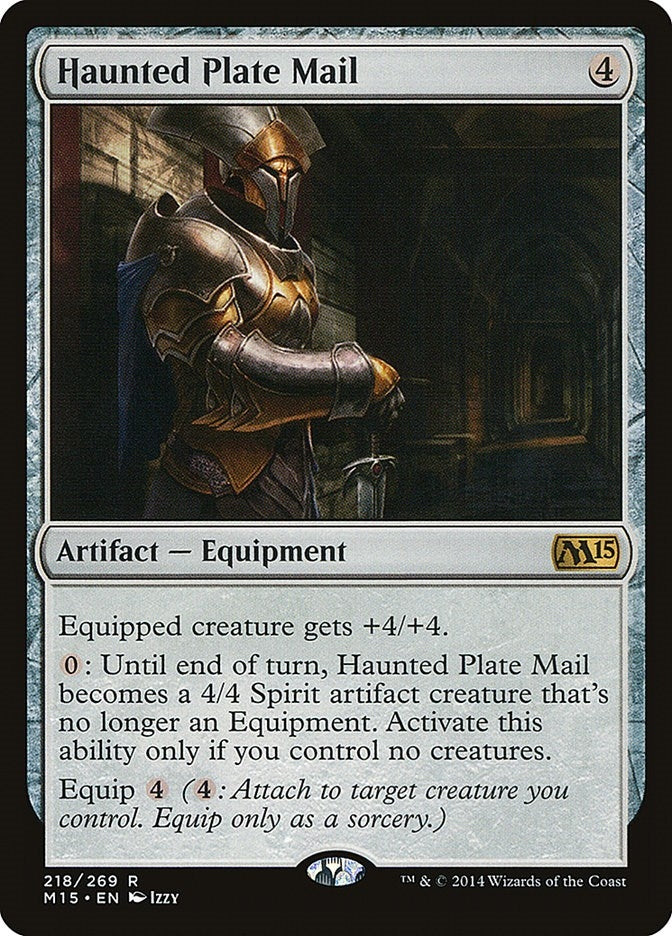 Image for Haunted Plate Mail (218) (Magic 2015 (M15)) - Magic: The Gathering