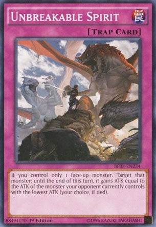 Image for Unbreakable Spirit (BP03-EN234) (BP03) - YuGiOh