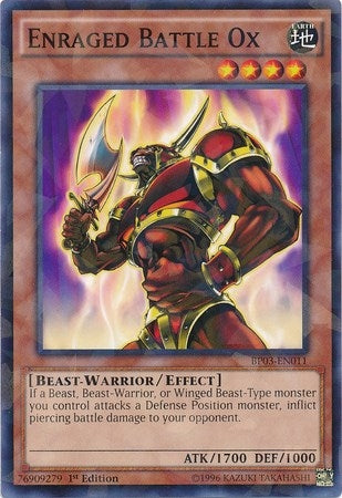 Image for Enraged Battle Ox (Shatterfoil) (BP03-EN011) (BP03) - YuGiOh