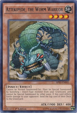 Image for Aztekipede, the Worm Warrior (BP03-EN041) (BP03) - YuGiOh