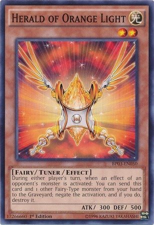 Image for Herald of Orange Light (BP03-EN050) (BP03) - YuGiOh