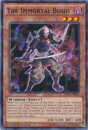Image for The Immortal Bushi (Shatterfoil) (BP03-EN036) (BP03) - YuGiOh