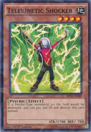 Image for Telekinetic Shocker (Shatterfoil) (BP03-EN048) (BP03) - YuGiOh