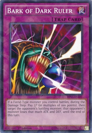 Image for Bark of Dark Ruler (Shatterfoil) (BP03-EN191) (BP03) - YuGiOh