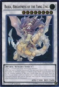 Image for Baxia, Brightness of the Yang Zing (UTR) (DUEA-EN051) (DUEA) - YuGiOh